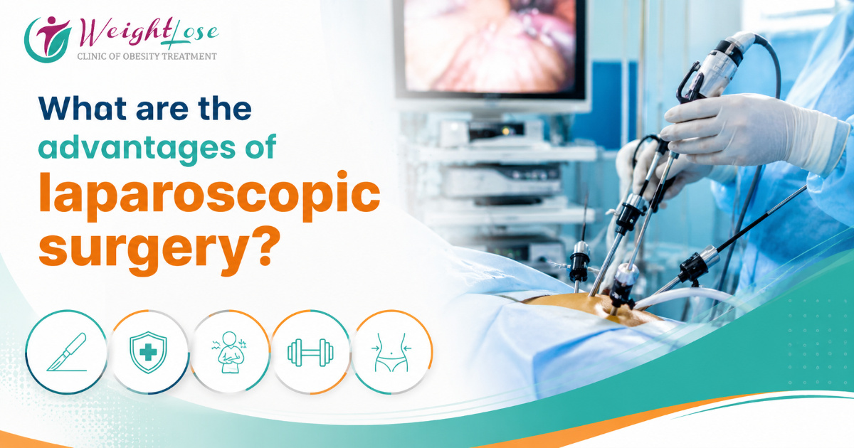 What are the advantages of laparoscopic surgery?